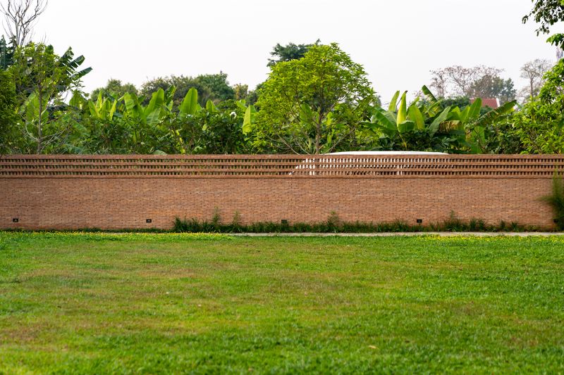 Brick Fence Building