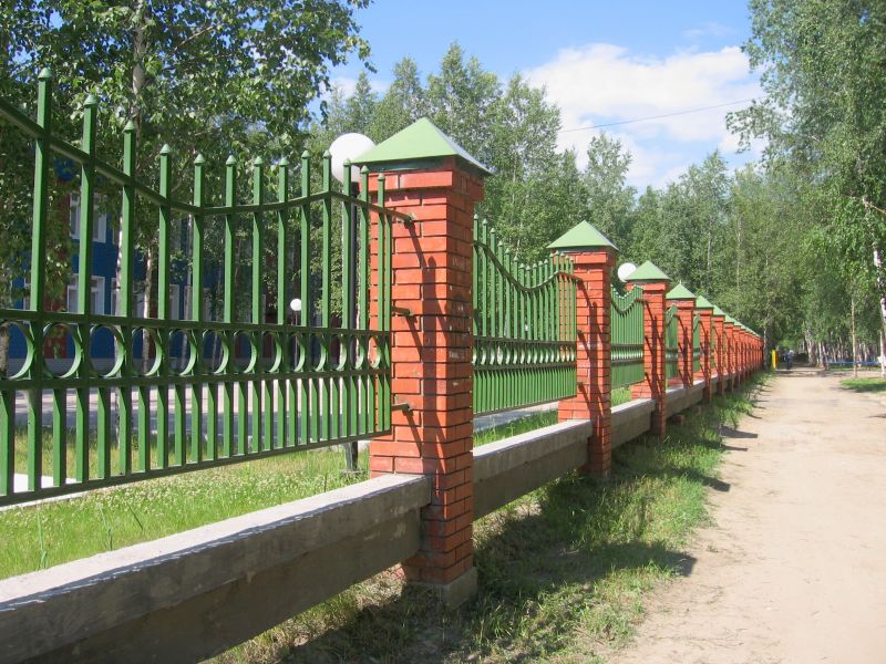 Brick Fence Building
