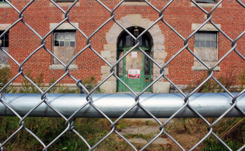 Brick Fence Building